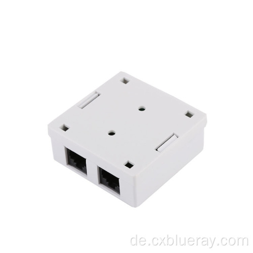 Cat5e UTP Dual Port RJ45 Surface Mount Box